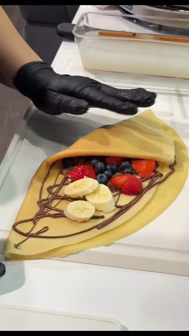 Cart Crepes setup